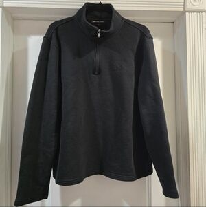 Michael Kors Men’s Black Half Zip Sweatshirt Size XL